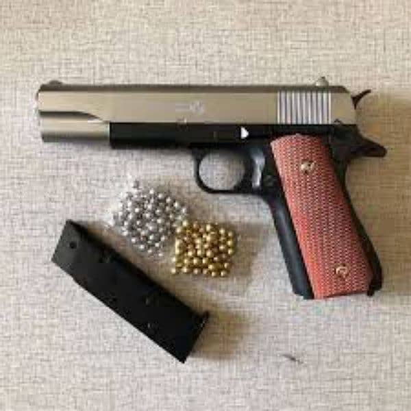 Toy gun with metal body for boys 2