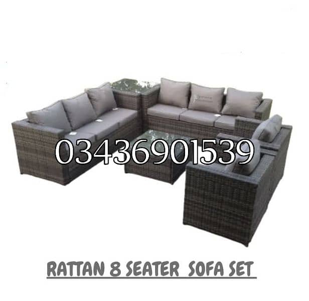 Garden chairs/rattan sofa sets/dining tables/UPVC outdoor furniture 4