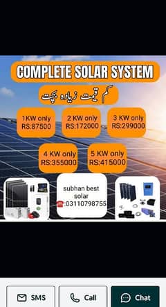 1KW solar system 1000w