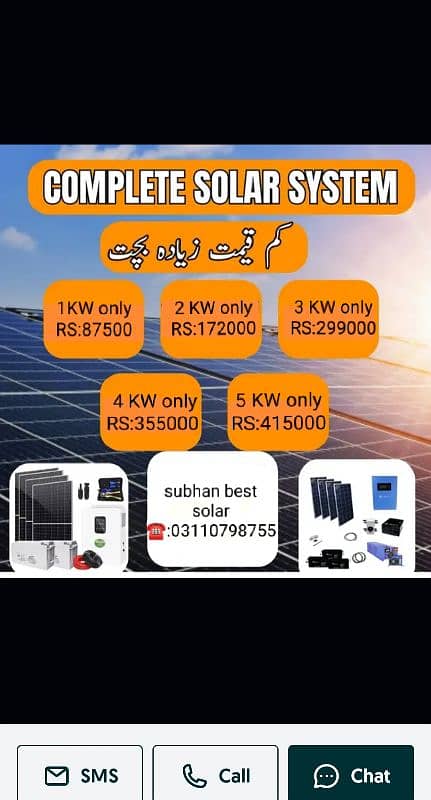 1KW solar system 1000w 0