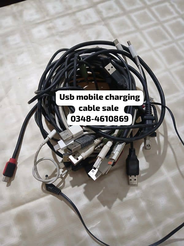 charging cables used usb mobile 0348-4610869 0