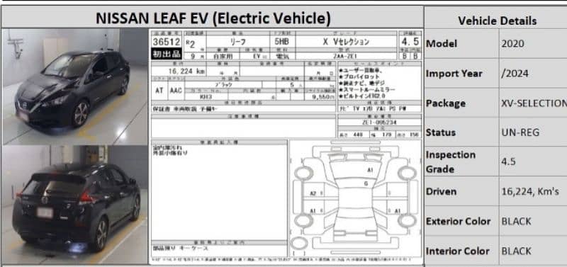 Nissan Leaf Electric Xv Selection Model 2020 2