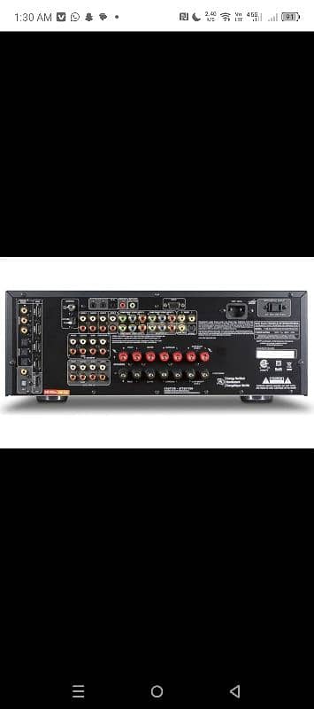 nad amplifier t758 dts hd master audio Dolby digital+7.2 2