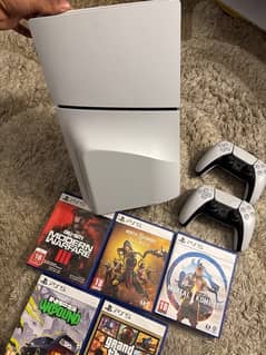 PS5 Slim Disk Version With Games For Sale.