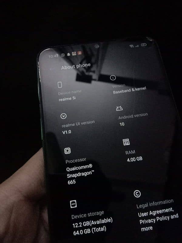 Realme 5i with box 0