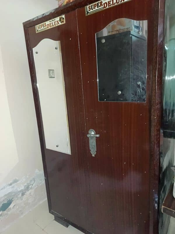 Two Door Iron Wardrobe For Sale 0