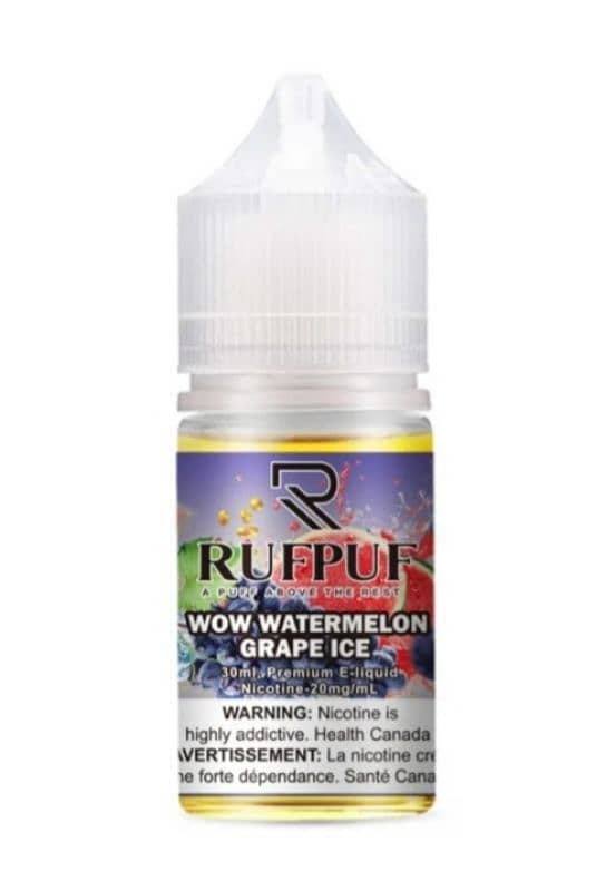 RufPuf Wow Watermelon Grape Ice E-liquid 30ml – (35mg] 1