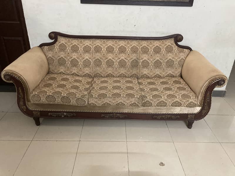 5 seater sofa set good condition 0