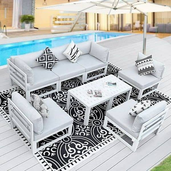 Garden chairs/rattan sofa sets/dining tables/UPVC outdoor furniture 10