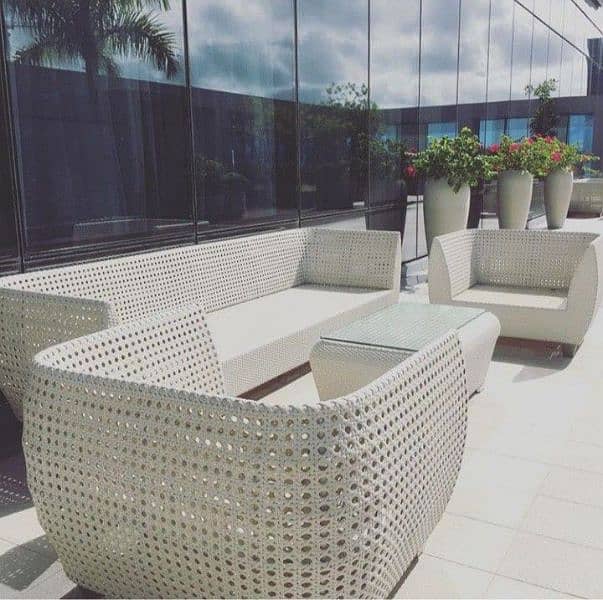 Garden chairs/rattan sofa sets/dining tables/UPVC outdoor furniture 12