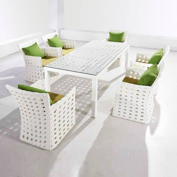 Garden chairs/rattan sofa sets/dining tables/UPVC outdoor furniture 18