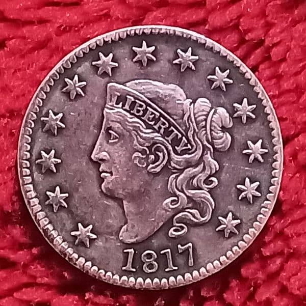 Very Old & Rare Coin One Cent 1817 1