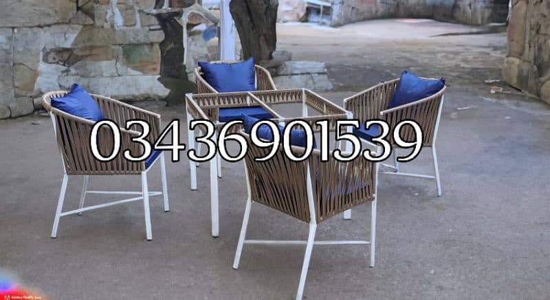 Garden chairs/rattan sofa sets/dining tables/UPVC outdoor furniture 15