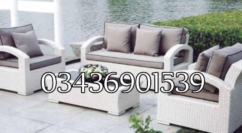 Garden chairs/rattan sofa sets/dining tables/UPVC outdoor furniture 17