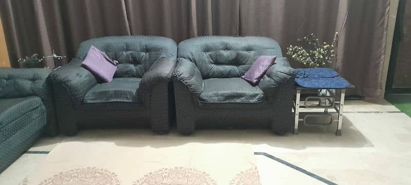 USED SOFA SET 5 SEATER 3