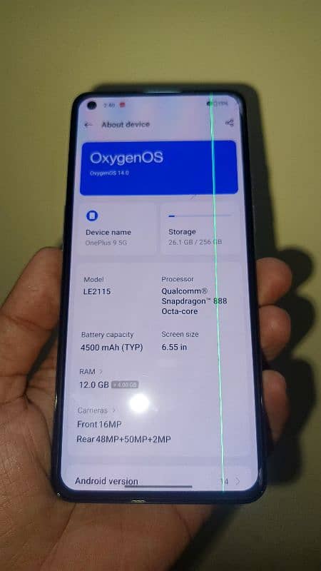 oneplus 9 5g 12/256 only line 5