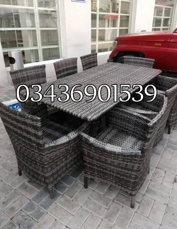 Garden chairs/rattan sofa sets/dining tables/UPVC outdoor furniture 10