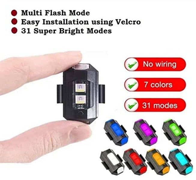 Universal Smoke Led lights Multi Colors 0