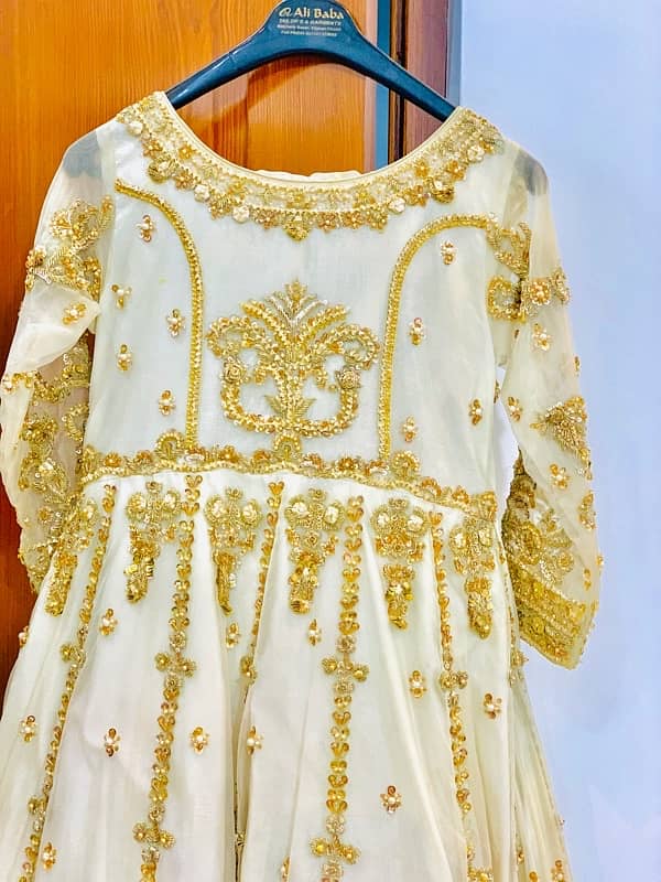 Nikkah Bridal Dress From Designer Mahawajahat Fancy Maxi Dress 1