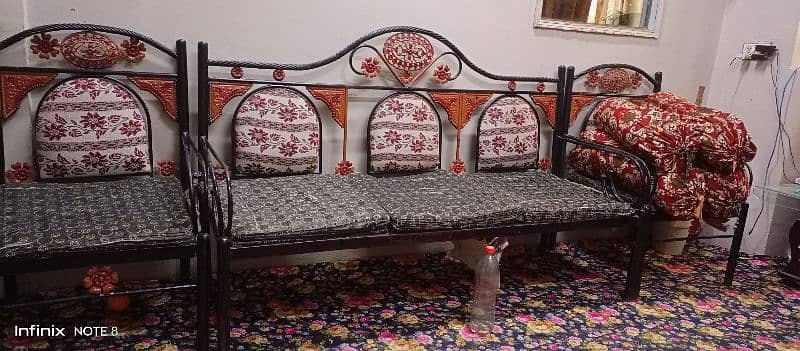 iron sofa set 2