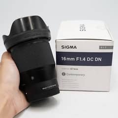 sigma 16mm 1.4 art for sony