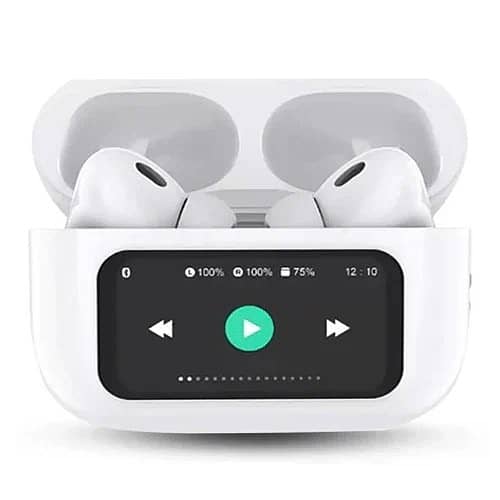 A9 Pro Touch Screen Display Anc Wireless Earbuds Random Color 4