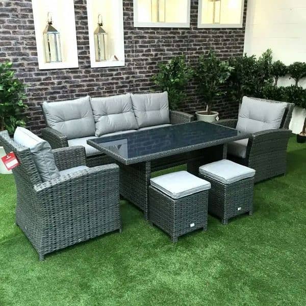 Garden chairs/rattan sofa sets/dining tables/UPVC outdoor furniture 15