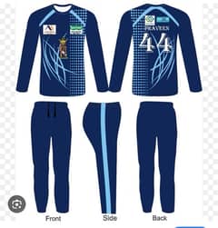 sublimation custom cricket uniform