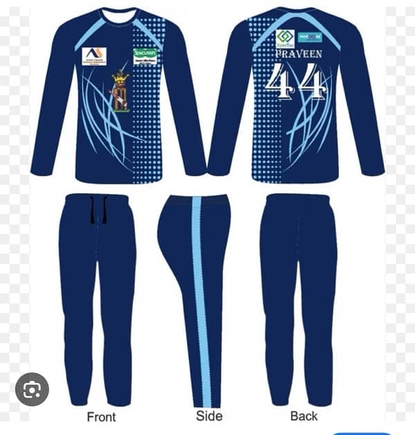 sublimation custom cricket uniform 0