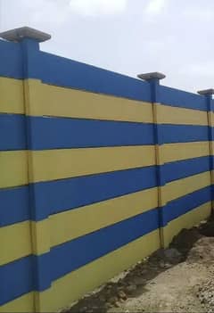 Boundariey wall, Cement Wall, Precast Wall