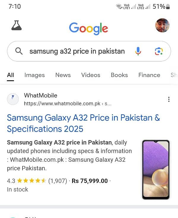 Samsung galaxy A32 3