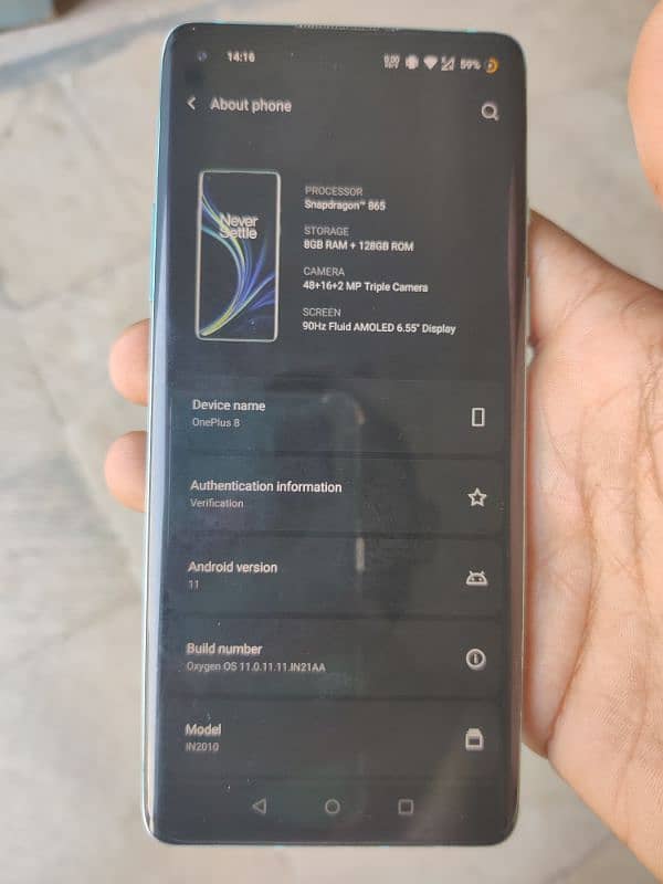 oneplus 8 " 8/128 snapdragon 865 0