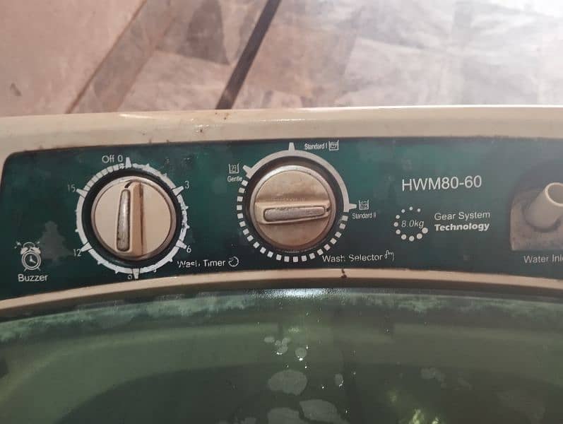 washing machine HMW 80-60 haier plastic body 1