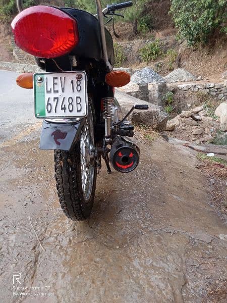 Honda 125 18 model Lahore number 5