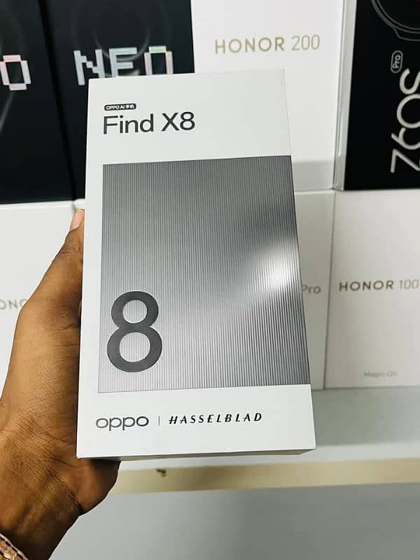 oppo find x8=8pro=x7ultra 12.16. ram. 256.512. 1tb official pta. box pack 1