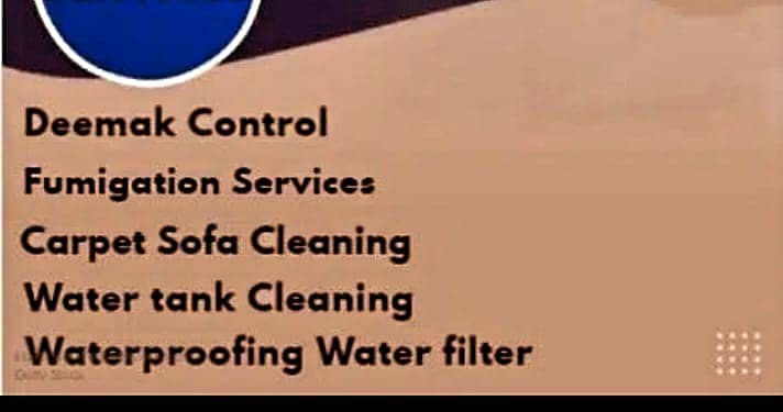 Under Ground Water Tank Cleaning/Sofa Carpet Cleaning Termite Proofing 7