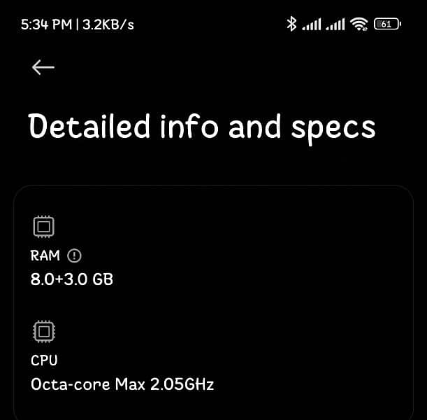 redmi note 10S. Actual 8gbram+5gb extandable+ 128gb storage. 7