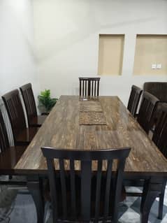 Dining Table with 8 Chairs