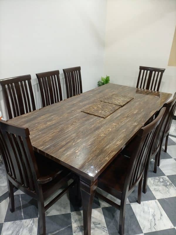 Dining Table with 8 Chairs 1