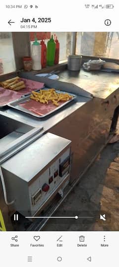 berger shawarma and automatic fryer