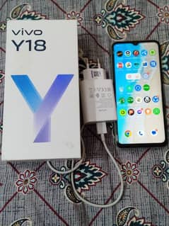 vivo Y 18 6/128 with Box charger 8 month warranty