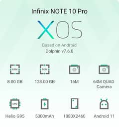 Infinix note 10 pro 8/128