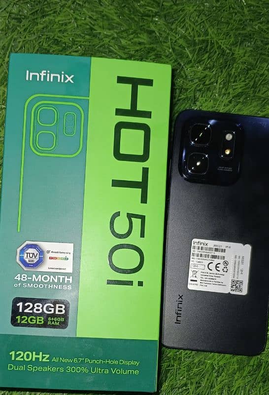 infinix hot 50i just box open for sale 3