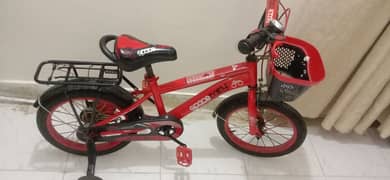 Bache Ki cycle red colour black colour new condition