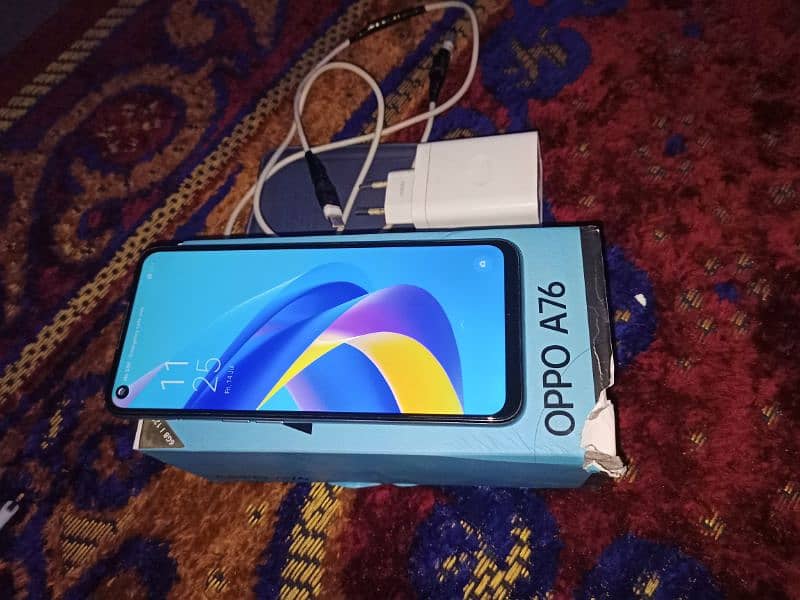 Oppo A76 full box for sale 9