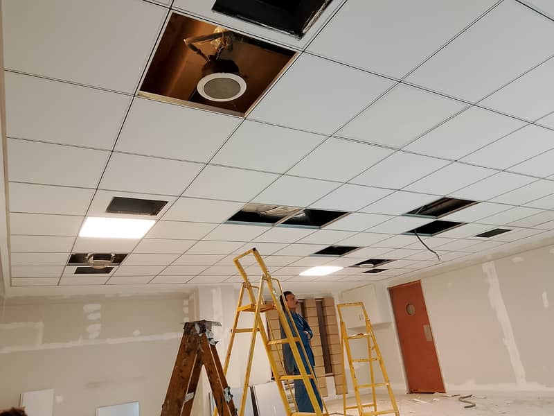 false ceiling - gypsum ceiling - 2 by 2 ceiling - pop ceiling 0