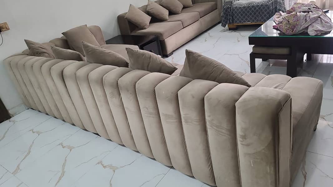 Sofa Set 10 Seater, Less Used 3