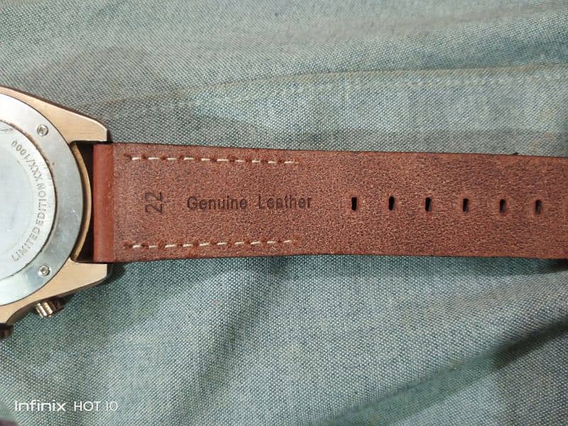 Tag Heuer Carrera Japanese  Brown Dial & Brown Leather Mens Watch 3