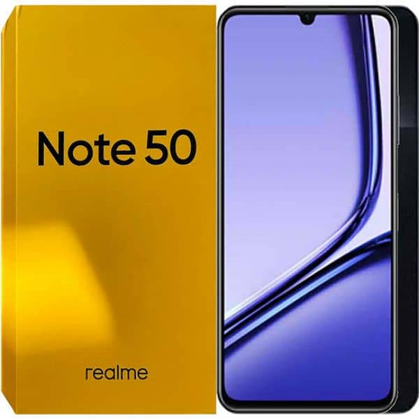 Realme note 50 10/9 condition with all box 2