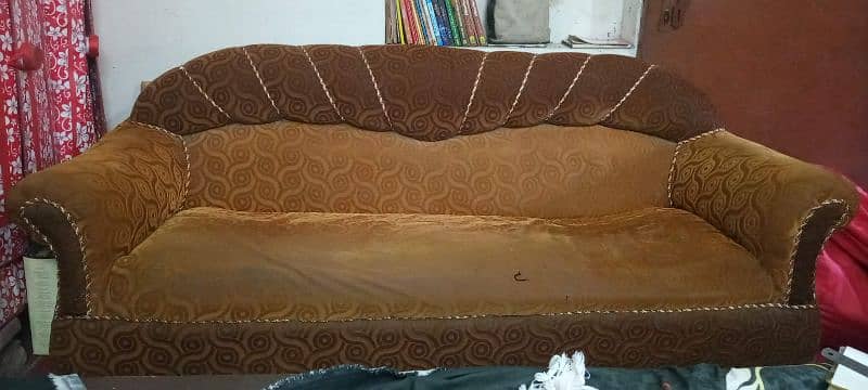 used sofa for sale 3+2+1 =6 seater in very good condition 5